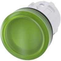 Siemens 3SU1001-6AA40-0AA0 - Indicatielamp, 22 mm, rond, kunststof, groen, lens - thumbnail