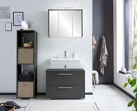Schildmeyer Onderkast wastafel Carlos (Breedte 80 cm, Antraciet) - thumbnail