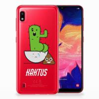 Samsung Galaxy A10 Telefoonhoesje met Naam Cactus Poo - thumbnail