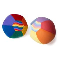 Little Botanic label Sensorische Ballonbal set regenboog & pastel - thumbnail