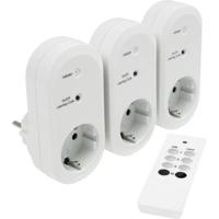 AS Schwabe 24080 24080 Stopcontactset Draadloos Binnen 2300 W - thumbnail