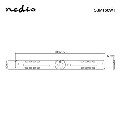 Soundbar Beugel | Sonos® PLAYBAR™ | Wand | 15 kg | Vast | ABS / Staal | Wit