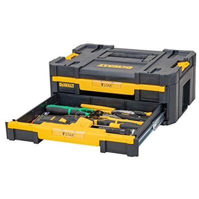 DeWALT DWST1-70706 TSTAK-BOX IV met 2 ondiepe lades met 9 vakjes - thumbnail