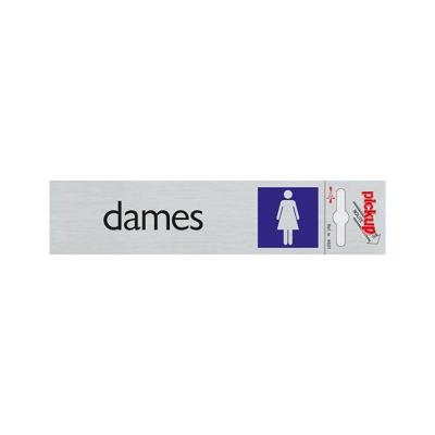 Bord Alulook Dames - 165x44 mm zelfklevend.