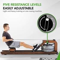 Tunturi Signature R90W Rower, By Fluid l Roeitrainer - thumbnail