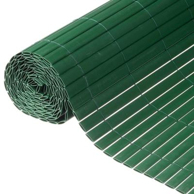 Nature tuinscherm dubbelzijdig 1,5x3 m pvc groen