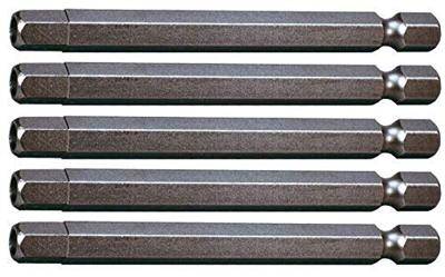 KS Tools 911.7710 Inbus-bit Speciaal staal Vernikkeld E 6.3 5 stuk(s) KS Tools 911.7710 Inbus-bit Speciaal staal Vernikkeld E 6.3 5 stuk(s)