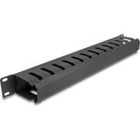 Delock 67069 19 inch Kabelgeleiding voor patchkast 1 HE Zwart - thumbnail