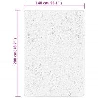 VidaXL Vloerkleed oviedo laagpolig 140x200 cm beige - thumbnail
