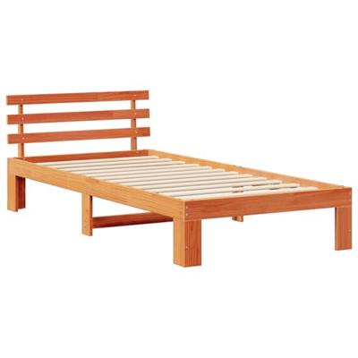 Bedframe Wasbruin 100 x 200 cm Massief grenenhout