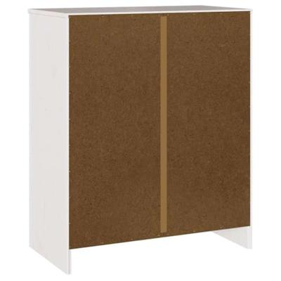 Ladekast Drammen Wit 76,5 x 40 x 91 cm Massief grenenhout