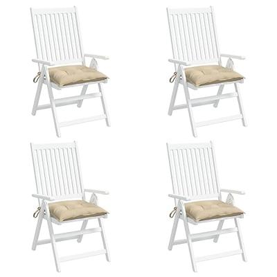 VidaXL Palletkussens 4 st 50x50x7 cm oxford stof beige
