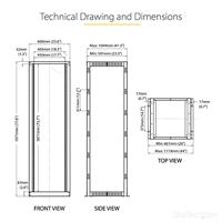 Wand patchkast Startech 4POSTRACK42 - thumbnail