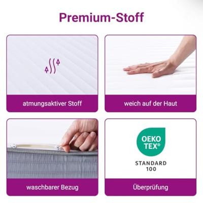 Schuimmatras middelzacht 100x200 cm