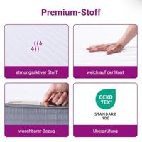 Schuimmatras middelzacht 100x200 cm - thumbnail