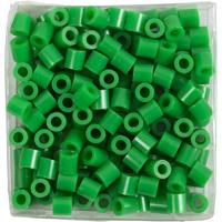 NABBI Strijkkralen, afm 5x5 mm, gatgrootte 2,5 mm, medium, groen (32230), 1100 stuk/ 1 doos - thumbnail