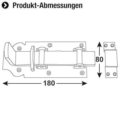 Connex Rolschuif 180X80 Bvz - DYB2207011