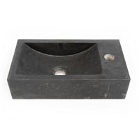 Saniclass Noche Fontein - 22x40x10cm - natuursteen donker GXB 220x400x100 Small L/R - thumbnail