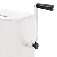 Vleesmixer handmatig 20 L roestvrij staal zilverkleurig - thumbnail