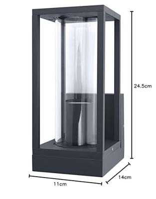 LEDVANCE Endurac Classic Frame 4058075554399 Buitenlamp (wand) E27 0 W Donkergrijs