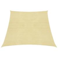 VidaXL Zonnezeil 160 g/m² 4/5x4 m hdpe beige - thumbnail