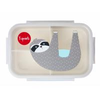 3 Sprouts sloth bento box Rechthoekig Doos Grijs, Transparant 1 stuk(s) - thumbnail