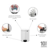 Brabantia droogtoren 23 meter metallic grey - thumbnail