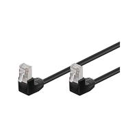 goobay Patchkabel Cat 5e 2x90° F/UTP 3m - thumbnail