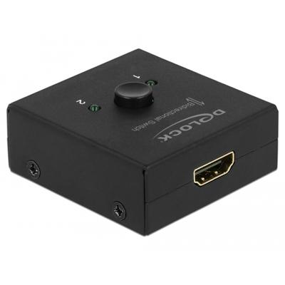 Delock 64072 HDMI 2 - 1 schakelaar bidirectioneel 4K 60 Hz compact Delock 64072 HDMI 2 - 1 schakelaar bidirectioneel 4K 60 Hz compact