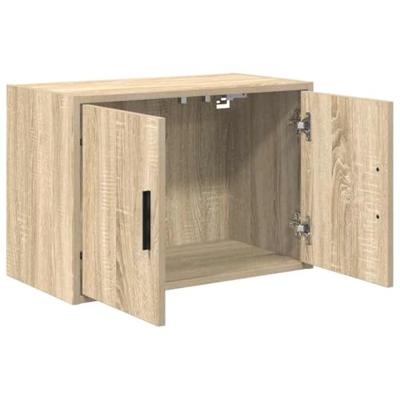 VidaXL Garagewandkast sonoma bewerkt hout eikenkleurig VidaXL Garagewandkast sonoma bewerkt hout eikenkleurig