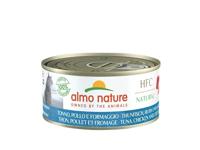 Almo Nature HFC Natural met tonijn, kip en kaas natvoer kat (150 g) 12 x 150 g - thumbnail