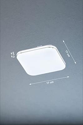 Fischer & Honsel Vierkante led plafonnièrePorto 17cm - 21121