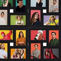 Fotolijst voor 24x(13x18 cm) foto MDF zwart - thumbnail