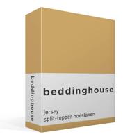 Beddinghouse jersey hoeslaken split Geel - thumbnail