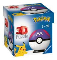 Pokémon 3D Puzzle Pokéballs: Master Ball (55 pieces) - thumbnail