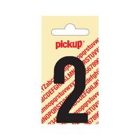 Plakcijfer Nobel 60 mm zwart 2 Pickup - Pickup - thumbnail