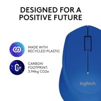 Logitech Wireless Mouse M280 Blauw 2,4 GHz - thumbnail