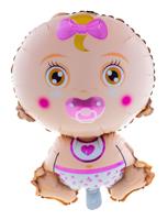 Folieballon baby meisje 69cm - thumbnail
