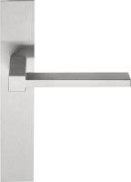 Formani Square LSQ5P236SFC deurkruk ongeveerd op schild blind - mat RVS - thumbnail