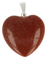 Hartvormige Hanger van Goldfluss (25 mm) - thumbnail