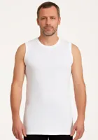 Heren mouwloos shirt katoen Extra lang - Shirt zonder mouwen - wit en zwart Ondershirt - M - M - M - M - M - M - M - M - thumbnail