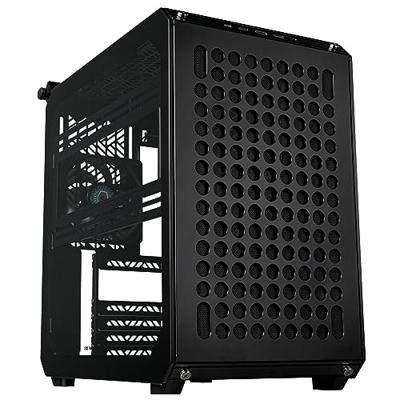 Cooler Master q500-kgnn-s00 qube 500 flatpack, atx, midi-tower, glass window, usb 3.2 type-c, black