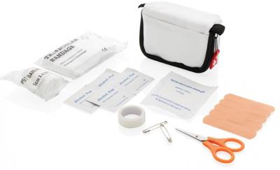 XD Collection Ehbo-set 13 cm polyester wit 5-delig XD Collection Ehbo-set 13 cm polyester wit 5-delig