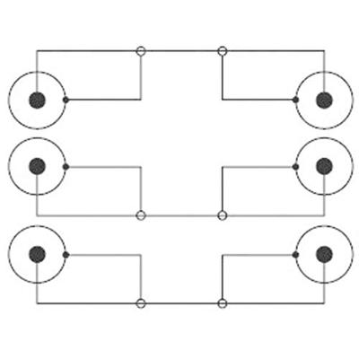 SpeaKa Professional Composite cinch AV Aansluitkabel [3x Cinch-stekker - 3x Cinch-stekker] 10.00 m Zwart
