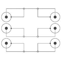 SpeaKa Professional Composite cinch AV Aansluitkabel [3x Cinch-stekker - 3x Cinch-stekker] 10.00 m Zwart - thumbnail