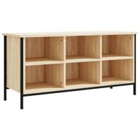 VidaXL Schoenenkast 100x35x50 cm bewerkt hout sonoma eikenkleurig - thumbnail