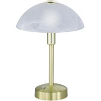 LED Tafellamp 4W - Warm Wit 3000K - Ronde Mat Gouden Aluminium Lamp - thumbnail