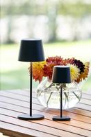 KonstSmide Oplaadbare tafellampVence zwart - 7888-750 - thumbnail