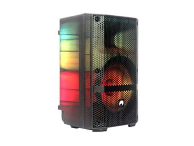 Omnitronic MSE-8+ mobiele party speaker met accu, LED-effecten en microfoon - thumbnail