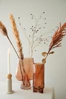 Vaas Cilinder Glas Amber 28cm Amber Assorti 1st - thumbnail